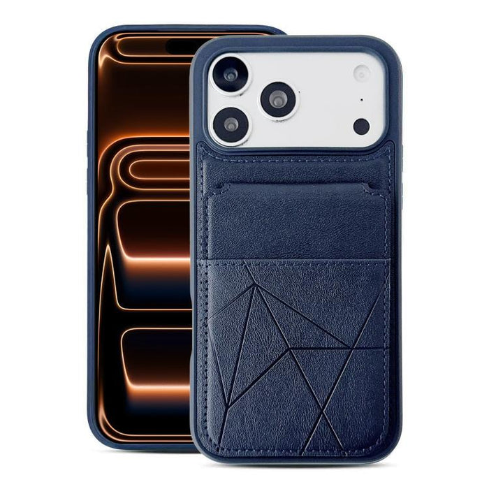 Funda trasera para teléfono con tarjetero vertical multifuncional de piel vegana y cartera plegable para tarjetas., For iPhone 17 Pro Max, For iPhone 17 Pro, For iPhone 17, For iPhone Air, For iPhone 16 Pro Max, For iPhone 16 Pro, For iPhone 16        ...