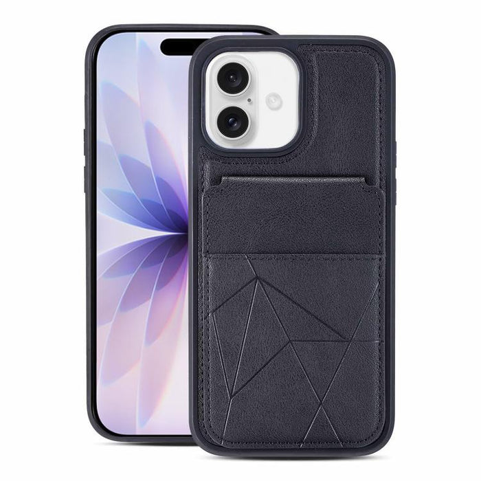 Funda trasera para teléfono con tarjetero vertical multifuncional de piel vegana y cartera plegable para tarjetas., For iPhone 17 Pro Max, For iPhone 17 Pro, For iPhone 17, For iPhone Air, For iPhone 16 Pro Max, For iPhone 16 Pro, For iPhone 16        ...