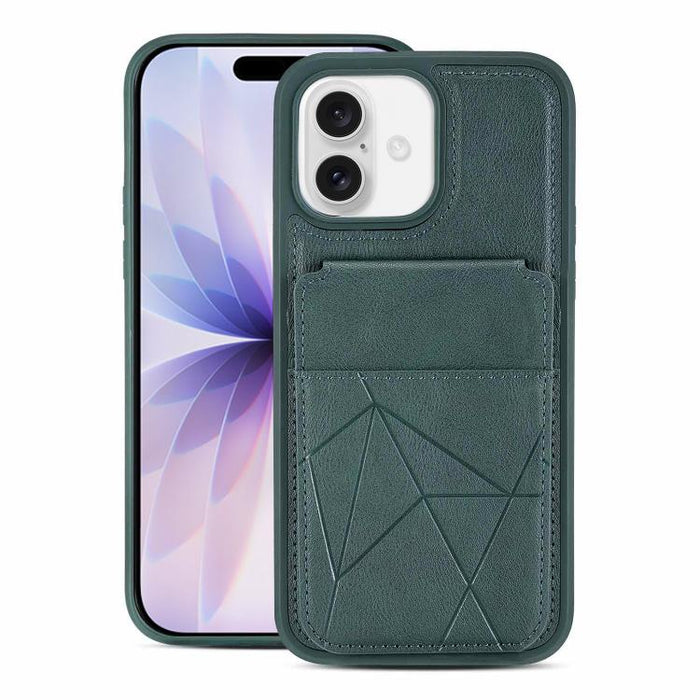 Funda trasera para teléfono con tarjetero vertical multifuncional de piel vegana y cartera plegable para tarjetas., For iPhone 17 Pro Max, For iPhone 17 Pro, For iPhone 17, For iPhone Air, For iPhone 16 Pro Max, For iPhone 16 Pro, For iPhone 16        ...