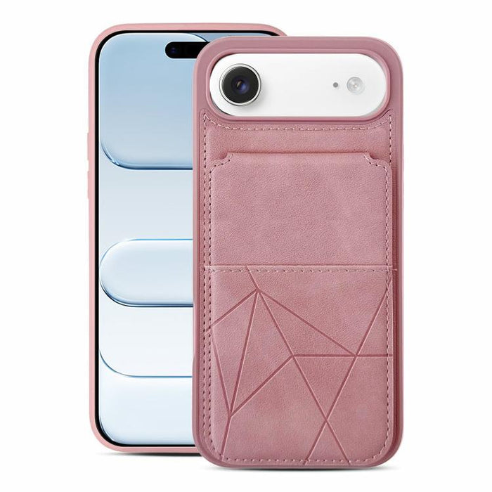 Funda trasera para teléfono con tarjetero vertical multifuncional de piel vegana y cartera plegable para tarjetas., For iPhone 17 Pro Max, For iPhone 17 Pro, For iPhone 17, For iPhone Air, For iPhone 16 Pro Max, For iPhone 16 Pro, For iPhone 16        ...