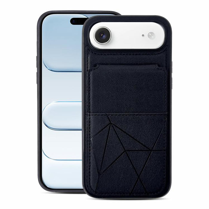 Funda trasera para teléfono con tarjetero vertical multifuncional de piel vegana y cartera plegable para tarjetas., For iPhone 17 Pro Max, For iPhone 17 Pro, For iPhone 17, For iPhone Air, For iPhone 16 Pro Max, For iPhone 16 Pro, For iPhone 16        ...