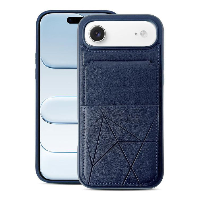 Funda trasera para teléfono con tarjetero vertical multifuncional de piel vegana y cartera plegable para tarjetas., For iPhone 17 Pro Max, For iPhone 17 Pro, For iPhone 17, For iPhone Air, For iPhone 16 Pro Max, For iPhone 16 Pro, For iPhone 16        ...