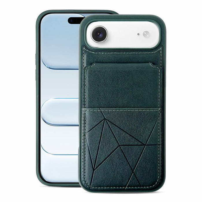 Funda trasera para teléfono con tarjetero vertical multifuncional de piel vegana y cartera plegable para tarjetas., For iPhone 17 Pro Max, For iPhone 17 Pro, For iPhone 17, For iPhone Air, For iPhone 16 Pro Max, For iPhone 16 Pro, For iPhone 16        ...