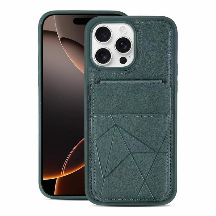 Funda trasera para teléfono con tarjetero vertical multifuncional de piel vegana y cartera plegable para tarjetas., For iPhone 17 Pro Max, For iPhone 17 Pro, For iPhone 17, For iPhone Air, For iPhone 16 Pro Max, For iPhone 16 Pro, For iPhone 16        ...