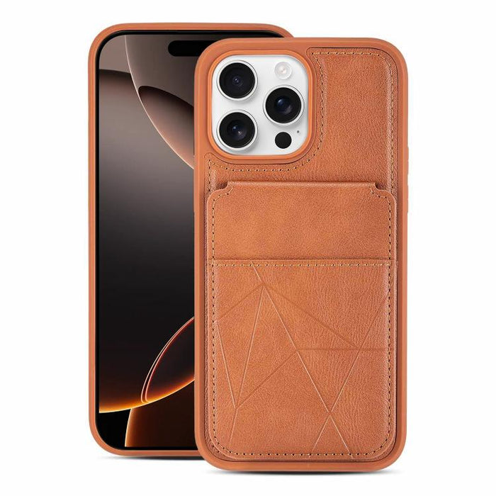 Funda trasera para teléfono con tarjetero vertical multifuncional de piel vegana y cartera plegable para tarjetas., For iPhone 17 Pro Max, For iPhone 17 Pro, For iPhone 17, For iPhone Air, For iPhone 16 Pro Max, For iPhone 16 Pro, For iPhone 16        ...