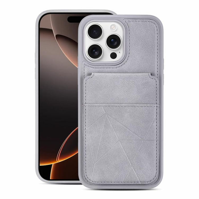 Funda trasera para teléfono con tarjetero vertical multifuncional de piel vegana y cartera plegable para tarjetas., For iPhone 17 Pro Max, For iPhone 17 Pro, For iPhone 17, For iPhone Air, For iPhone 16 Pro Max, For iPhone 16 Pro, For iPhone 16        ...