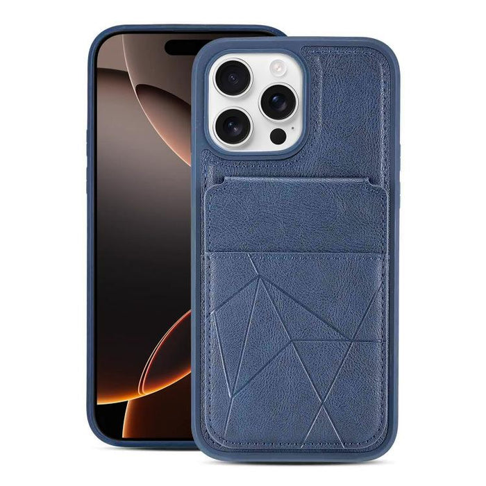 Funda trasera para teléfono con tarjetero vertical multifuncional de piel vegana y cartera plegable para tarjetas., For iPhone 17 Pro Max, For iPhone 17 Pro, For iPhone 17, For iPhone Air, For iPhone 16 Pro Max, For iPhone 16 Pro, For iPhone 16        ...