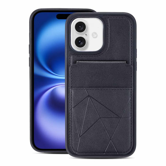Funda trasera para teléfono con tarjetero vertical multifuncional de piel vegana y cartera plegable para tarjetas., For iPhone 17 Pro Max, For iPhone 17 Pro, For iPhone 17, For iPhone Air, For iPhone 16 Pro Max, For iPhone 16 Pro, For iPhone 16        ...