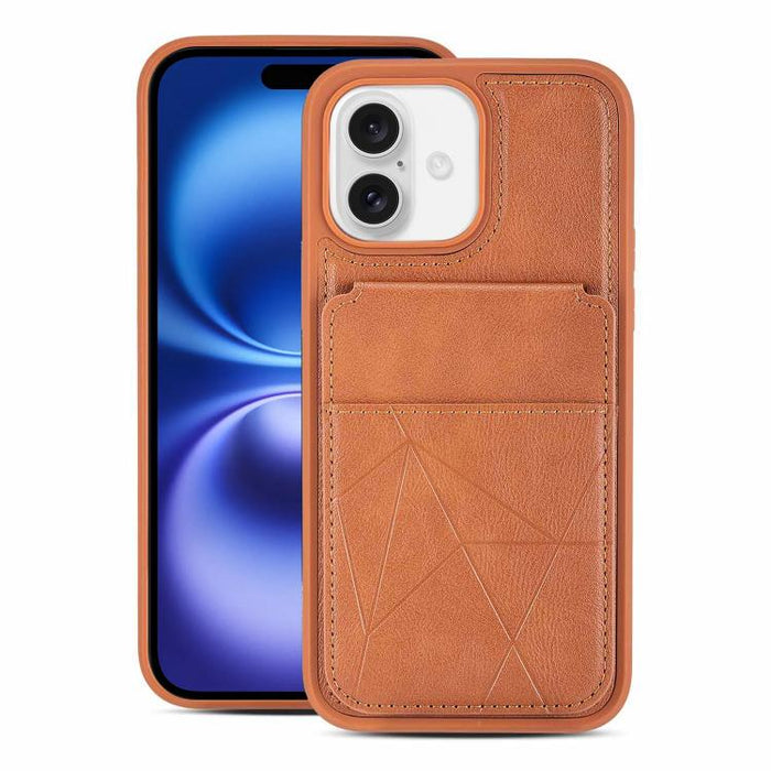 Funda trasera para teléfono con tarjetero vertical multifuncional de piel vegana y cartera plegable para tarjetas., For iPhone 17 Pro Max, For iPhone 17 Pro, For iPhone 17, For iPhone Air, For iPhone 16 Pro Max, For iPhone 16 Pro, For iPhone 16        ...
