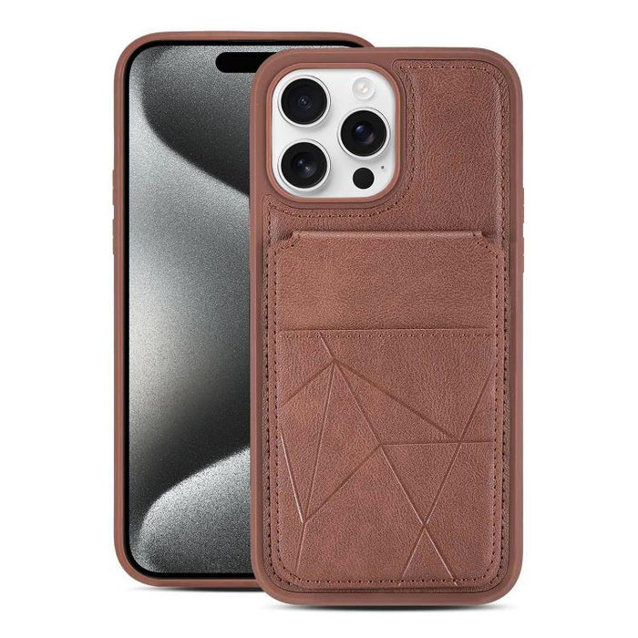 Funda trasera para teléfono con tarjetero vertical multifuncional de piel vegana y cartera plegable para tarjetas., For iPhone 17 Pro Max, For iPhone 17 Pro, For iPhone 17, For iPhone Air, For iPhone 16 Pro Max, For iPhone 16 Pro, For iPhone 16        ...