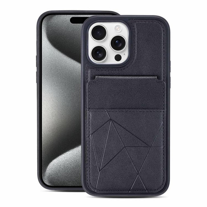 Funda trasera para teléfono con tarjetero vertical multifuncional de piel vegana y cartera plegable para tarjetas., For iPhone 17 Pro Max, For iPhone 17 Pro, For iPhone 17, For iPhone Air, For iPhone 16 Pro Max, For iPhone 16 Pro, For iPhone 16        ...
