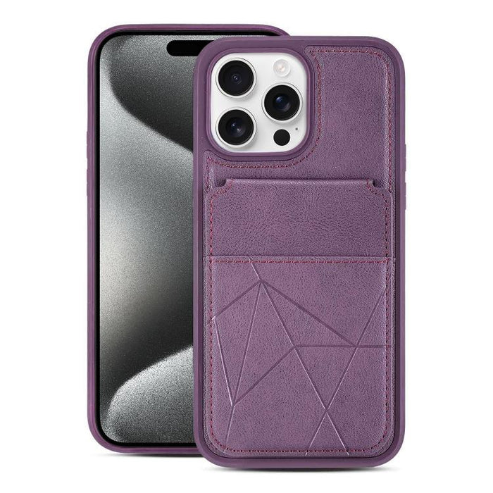 Funda trasera para teléfono con tarjetero vertical multifuncional de piel vegana y cartera plegable para tarjetas., For iPhone 17 Pro Max, For iPhone 17 Pro, For iPhone 17, For iPhone Air, For iPhone 16 Pro Max, For iPhone 16 Pro, For iPhone 16        ...