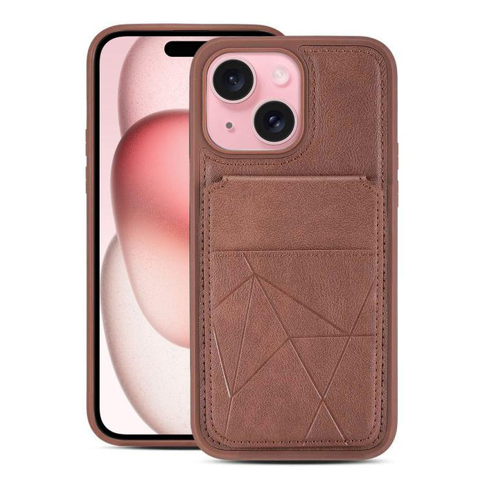 Funda trasera para teléfono con tarjetero vertical multifuncional de piel vegana y cartera plegable para tarjetas., For iPhone 17 Pro Max, For iPhone 17 Pro, For iPhone 17, For iPhone Air, For iPhone 16 Pro Max, For iPhone 16 Pro, For iPhone 16        ...