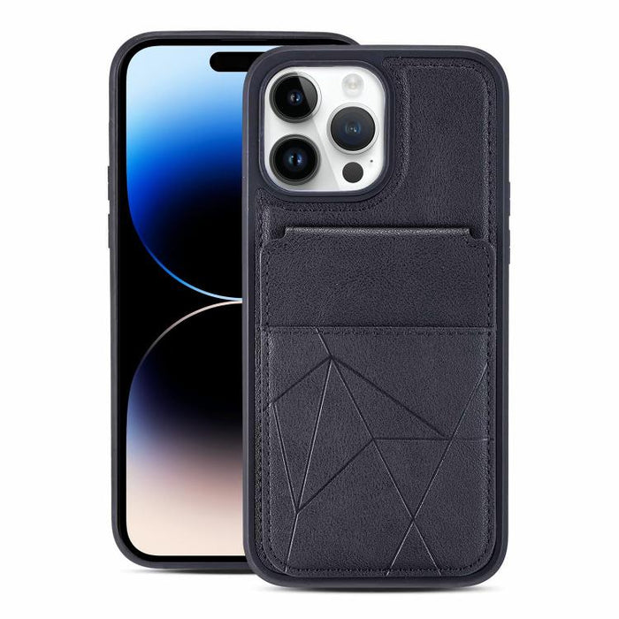 Funda trasera para teléfono con tarjetero vertical multifuncional de piel vegana y cartera plegable para tarjetas., For iPhone 14 Pro Max, For iPhone 13 Pro Max, For iPhone 13 Pro, For iPhone 12 / 12 Pro, For iPhone 12 Pro Max, For iPhone 11           ...