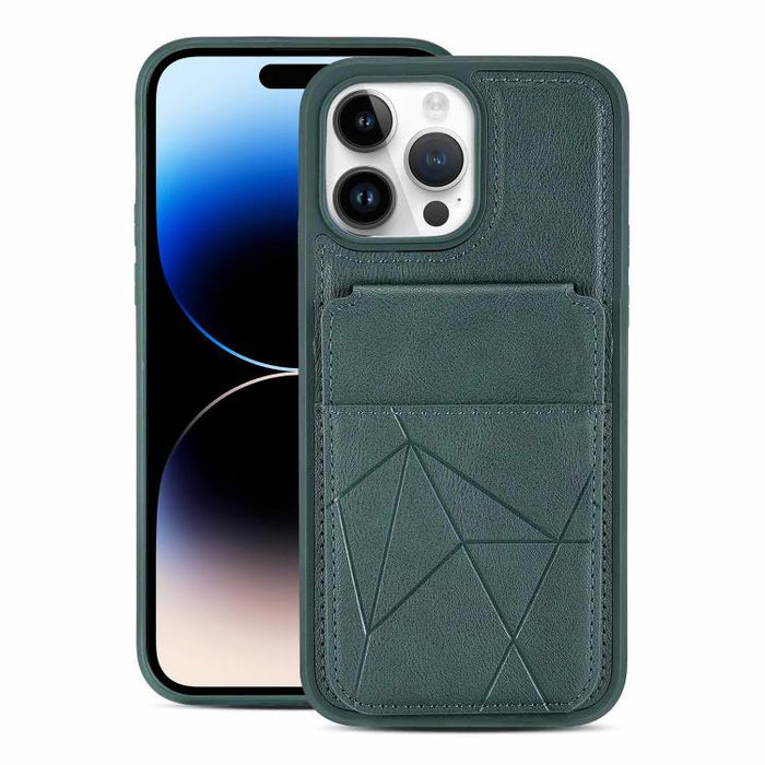 Funda trasera para teléfono con tarjetero vertical multifuncional de piel vegana y cartera plegable para tarjetas., For iPhone 14 Pro Max, For iPhone 13 Pro Max, For iPhone 13 Pro, For iPhone 12 / 12 Pro, For iPhone 12 Pro Max, For iPhone 11           ...