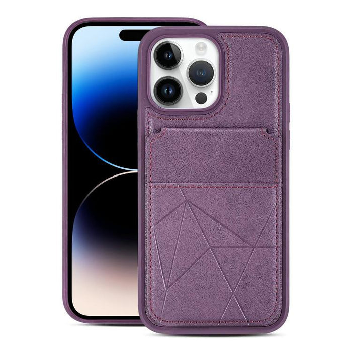 Funda trasera para teléfono con tarjetero vertical multifuncional de piel vegana y cartera plegable para tarjetas., For iPhone 14 Pro Max, For iPhone 13 Pro Max, For iPhone 13 Pro, For iPhone 12 / 12 Pro, For iPhone 12 Pro Max, For iPhone 11           ...