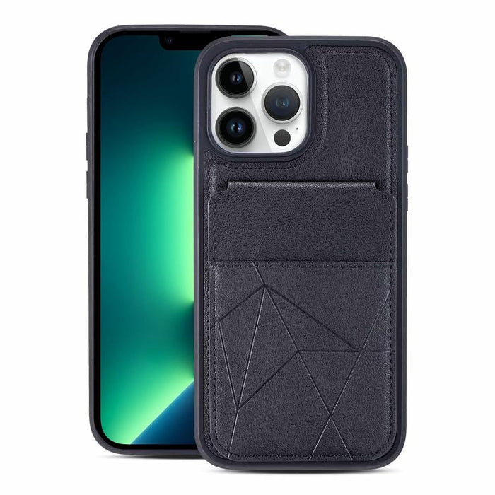 Funda trasera para teléfono con tarjetero vertical multifuncional de piel vegana y cartera plegable para tarjetas., For iPhone 14 Pro Max, For iPhone 13 Pro Max, For iPhone 13 Pro, For iPhone 12 / 12 Pro, For iPhone 12 Pro Max, For iPhone 11           ...