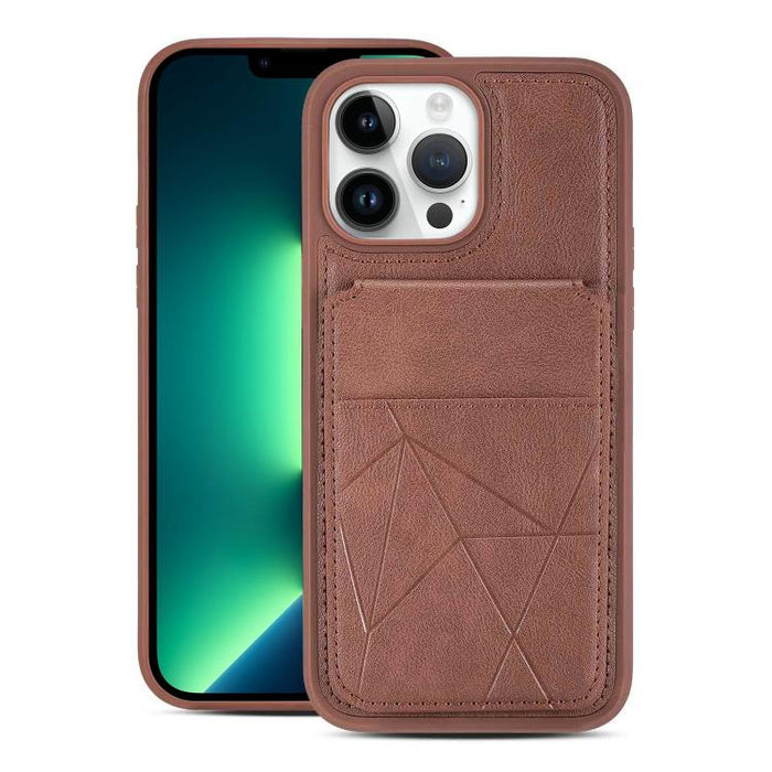 Funda trasera para teléfono con tarjetero vertical multifuncional de piel vegana y cartera plegable para tarjetas., For iPhone 14 Pro Max, For iPhone 13 Pro Max, For iPhone 13 Pro, For iPhone 12 / 12 Pro, For iPhone 12 Pro Max, For iPhone 11           ...
