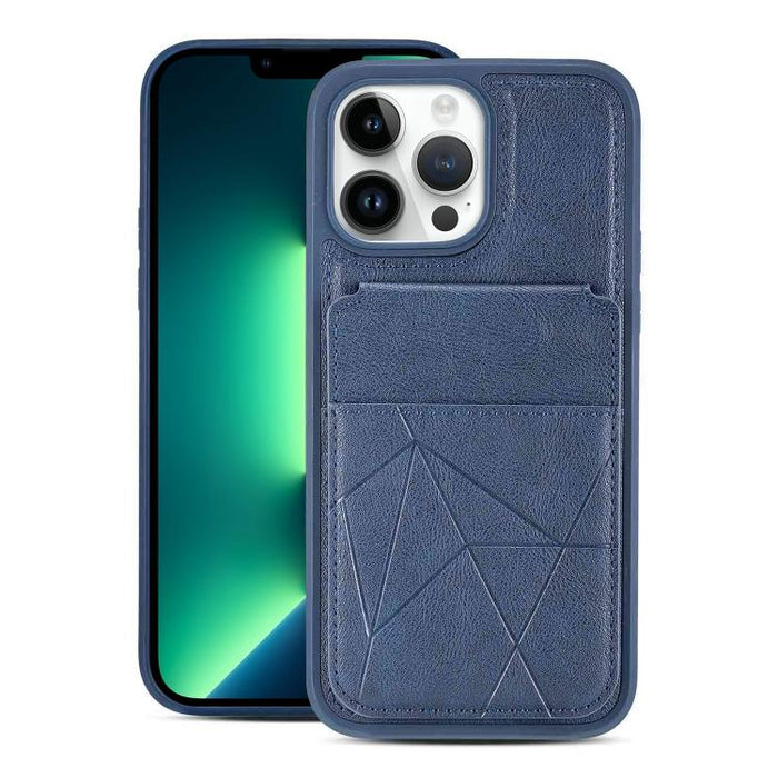 Funda trasera para teléfono con tarjetero vertical multifuncional de piel vegana y cartera plegable para tarjetas., For iPhone 14 Pro Max, For iPhone 13 Pro Max, For iPhone 13 Pro, For iPhone 12 / 12 Pro, For iPhone 12 Pro Max, For iPhone 11           ...