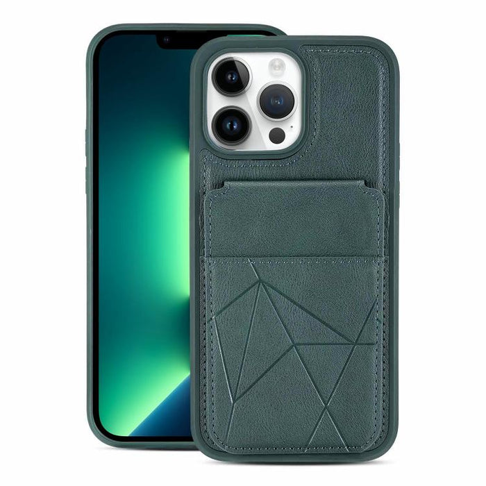 Funda trasera para teléfono con tarjetero vertical multifuncional de piel vegana y cartera plegable para tarjetas., For iPhone 14 Pro Max, For iPhone 13 Pro Max, For iPhone 13 Pro, For iPhone 12 / 12 Pro, For iPhone 12 Pro Max, For iPhone 11           ...