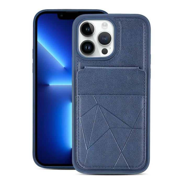Funda trasera para teléfono con tarjetero vertical multifuncional de piel vegana y cartera plegable para tarjetas., For iPhone 14 Pro Max, For iPhone 13 Pro Max, For iPhone 13 Pro, For iPhone 12 / 12 Pro, For iPhone 12 Pro Max, For iPhone 11           ...