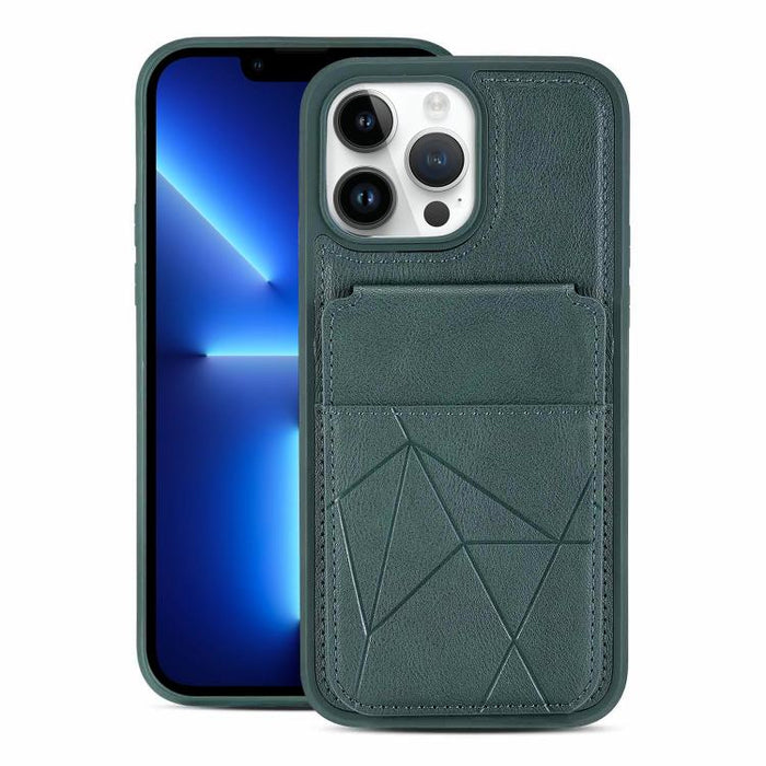 Funda trasera para teléfono con tarjetero vertical multifuncional de piel vegana y cartera plegable para tarjetas., For iPhone 14 Pro Max, For iPhone 13 Pro Max, For iPhone 13 Pro, For iPhone 12 / 12 Pro, For iPhone 12 Pro Max, For iPhone 11           ...