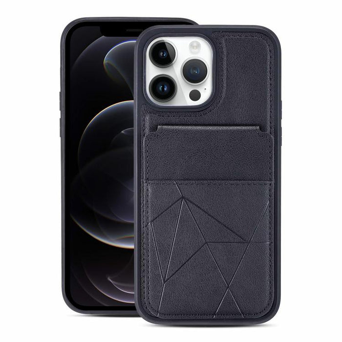 Funda trasera para teléfono con tarjetero vertical multifuncional de piel vegana y cartera plegable para tarjetas., For iPhone 14 Pro Max, For iPhone 13 Pro Max, For iPhone 13 Pro, For iPhone 12 / 12 Pro, For iPhone 12 Pro Max, For iPhone 11           ...
