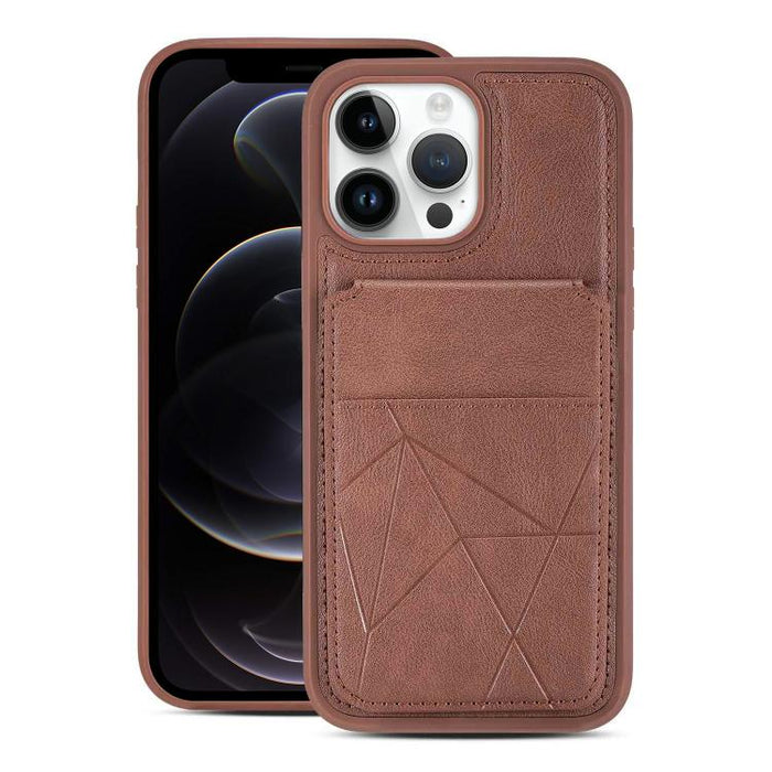 Funda trasera para teléfono con tarjetero vertical multifuncional de piel vegana y cartera plegable para tarjetas., For iPhone 14 Pro Max, For iPhone 13 Pro Max, For iPhone 13 Pro, For iPhone 12 / 12 Pro, For iPhone 12 Pro Max, For iPhone 11           ...