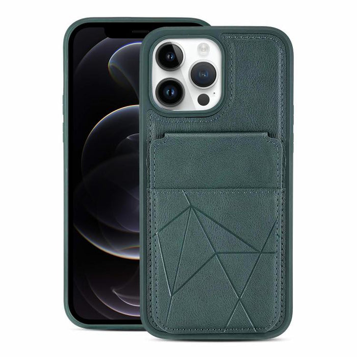 Funda trasera para teléfono con tarjetero vertical multifuncional de piel vegana y cartera plegable para tarjetas., For iPhone 14 Pro Max, For iPhone 13 Pro Max, For iPhone 13 Pro, For iPhone 12 / 12 Pro, For iPhone 12 Pro Max, For iPhone 11           ...