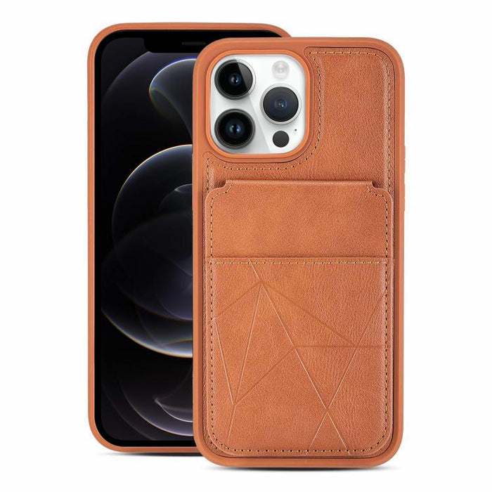 Funda trasera para teléfono con tarjetero vertical multifuncional de piel vegana y cartera plegable para tarjetas., For iPhone 14 Pro Max, For iPhone 13 Pro Max, For iPhone 13 Pro, For iPhone 12 / 12 Pro, For iPhone 12 Pro Max, For iPhone 11           ...