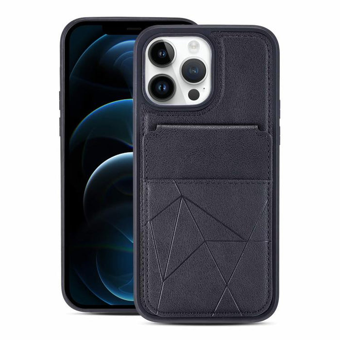 Funda trasera para teléfono con tarjetero vertical multifuncional de piel vegana y cartera plegable para tarjetas., For iPhone 14 Pro Max, For iPhone 13 Pro Max, For iPhone 13 Pro, For iPhone 12 / 12 Pro, For iPhone 12 Pro Max, For iPhone 11           ...