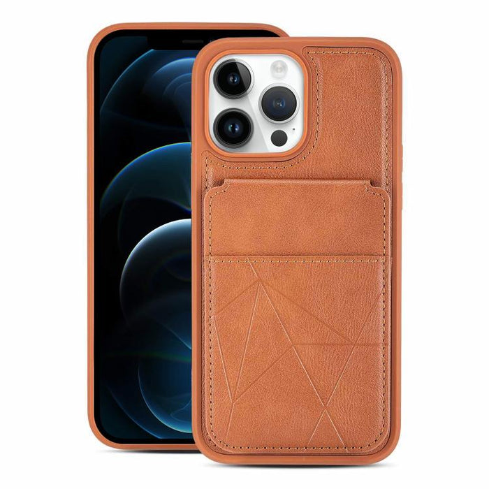 Funda trasera para teléfono con tarjetero vertical multifuncional de piel vegana y cartera plegable para tarjetas., For iPhone 14 Pro Max, For iPhone 13 Pro Max, For iPhone 13 Pro, For iPhone 12 / 12 Pro, For iPhone 12 Pro Max, For iPhone 11           ...