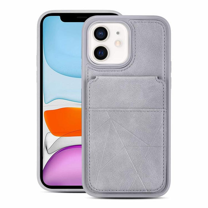 Funda trasera para teléfono con tarjetero vertical multifuncional de piel vegana y cartera plegable para tarjetas., For iPhone 14 Pro Max, For iPhone 13 Pro Max, For iPhone 13 Pro, For iPhone 12 / 12 Pro, For iPhone 12 Pro Max, For iPhone 11           ...