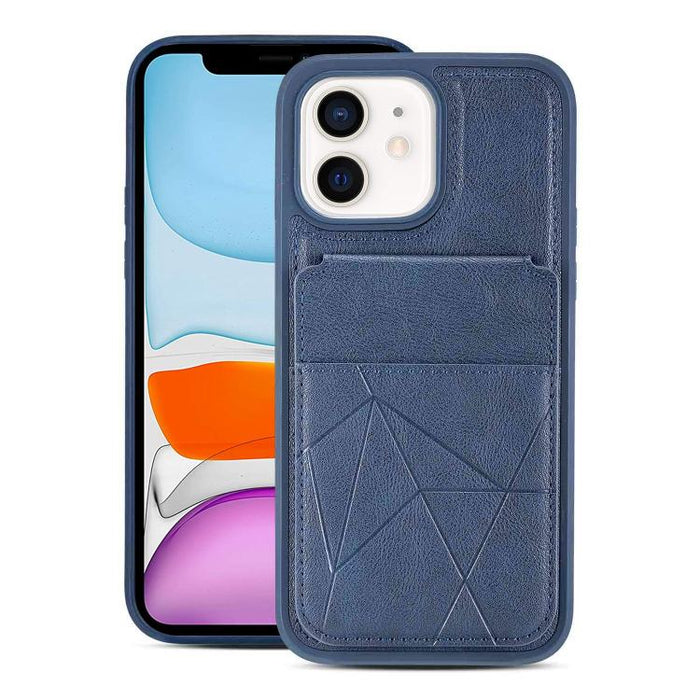 Funda trasera para teléfono con tarjetero vertical multifuncional de piel vegana y cartera plegable para tarjetas., For iPhone 14 Pro Max, For iPhone 13 Pro Max, For iPhone 13 Pro, For iPhone 12 / 12 Pro, For iPhone 12 Pro Max, For iPhone 11           ...