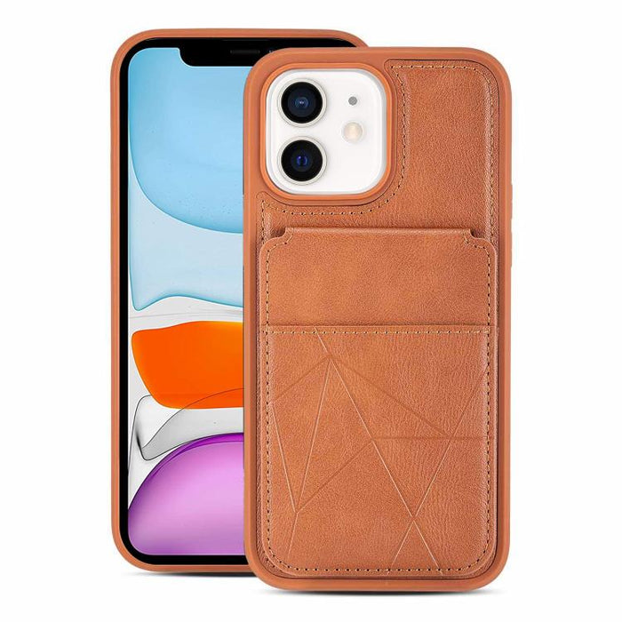 Funda trasera para teléfono con tarjetero vertical multifuncional de piel vegana y cartera plegable para tarjetas., For iPhone 14 Pro Max, For iPhone 13 Pro Max, For iPhone 13 Pro, For iPhone 12 / 12 Pro, For iPhone 12 Pro Max, For iPhone 11           ...