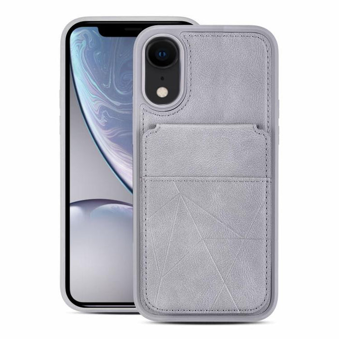 Funda trasera para teléfono con tarjetero vertical multifuncional de piel vegana y cartera plegable para tarjetas., For iPhone 14 Pro Max, For iPhone 13 Pro Max, For iPhone 13 Pro, For iPhone 12 / 12 Pro, For iPhone 12 Pro Max, For iPhone 11           ...