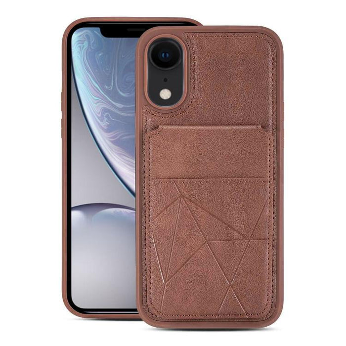 Funda trasera para teléfono con tarjetero vertical multifuncional de piel vegana y cartera plegable para tarjetas., For iPhone 14 Pro Max, For iPhone 13 Pro Max, For iPhone 13 Pro, For iPhone 12 / 12 Pro, For iPhone 12 Pro Max, For iPhone 11           ...