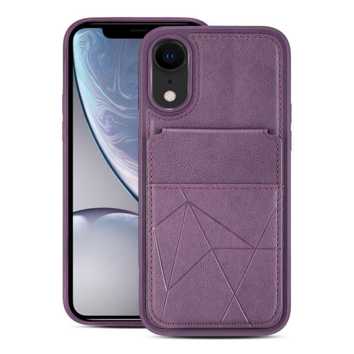 Funda trasera para teléfono con tarjetero vertical multifuncional de piel vegana y cartera plegable para tarjetas., For iPhone 14 Pro Max, For iPhone 13 Pro Max, For iPhone 13 Pro, For iPhone 12 / 12 Pro, For iPhone 12 Pro Max, For iPhone 11           ...