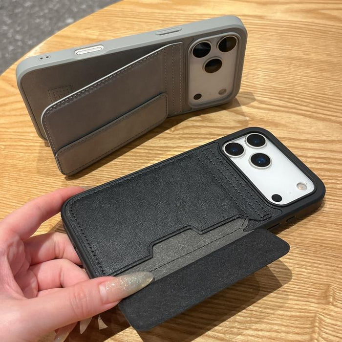 Funda para teléfono multifuncional premium con tarjetero y portatarjetas., For iPhone 14 Pro Max, For iPhone 13 Pro Max, For iPhone 13 Pro, For iPhone 12 / 12 Pro, For iPhone 12 Pro Max, For iPhone 11, For iPhone XR