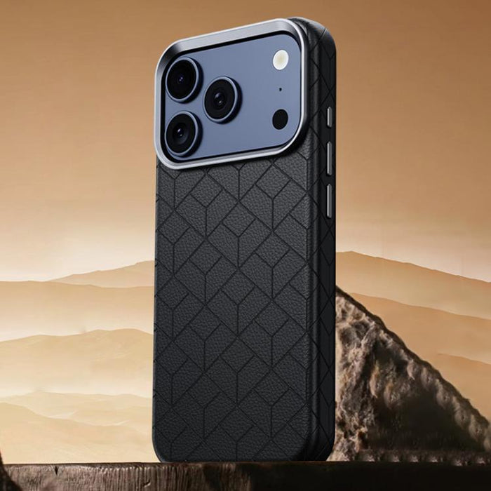 Funda magnética para teléfono con diseño de cuadrícula en relieve de la serie Cubo de Rubik, For iPhone 17 Pro Max, For iPhone 17 Pro, For iPhone 17, For iPhone 16 Pro Max, For iPhone 16 Pro, For iPhone 16 Plus, For iPhone 16, For iPhone 15 Pro Max    ...