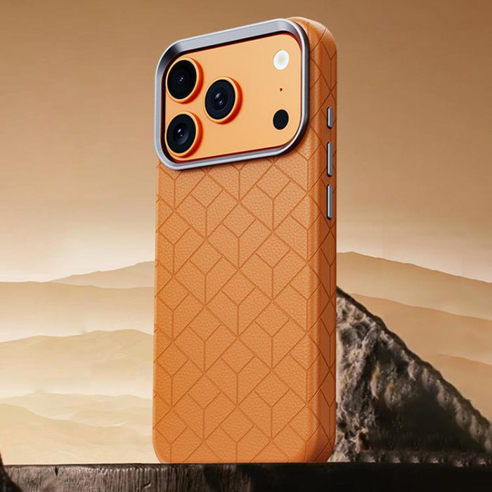 Funda magnética para teléfono con diseño de cuadrícula en relieve de la serie Cubo de Rubik, For iPhone 17 Pro Max, For iPhone 17 Pro, For iPhone 17, For iPhone 16 Pro Max, For iPhone 16 Pro, For iPhone 16 Plus, For iPhone 16, For iPhone 15 Pro Max    ...