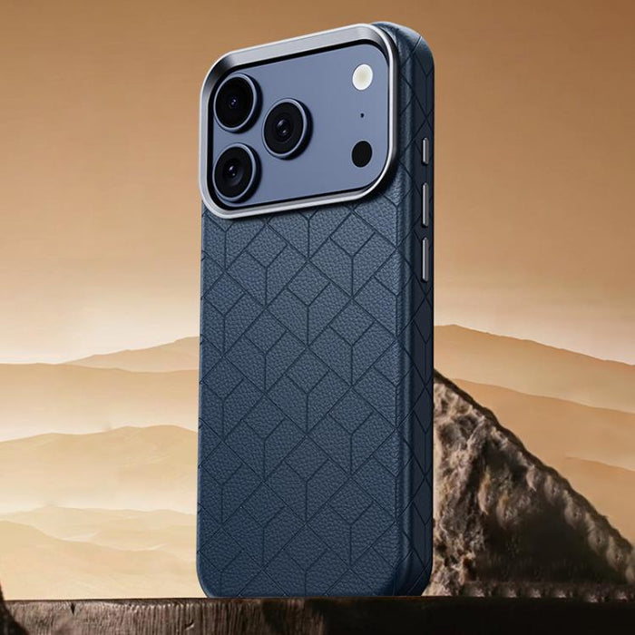Funda magnética para teléfono con diseño de cuadrícula en relieve de la serie Cubo de Rubik, For iPhone 17 Pro Max, For iPhone 17 Pro, For iPhone 17, For iPhone 16 Pro Max, For iPhone 16 Pro, For iPhone 16 Plus, For iPhone 16, For iPhone 15 Pro Max    ...