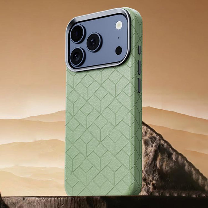 Funda magnética para teléfono con diseño de cuadrícula en relieve de la serie Cubo de Rubik, For iPhone 17 Pro Max, For iPhone 17 Pro, For iPhone 17, For iPhone 16 Pro Max, For iPhone 16 Pro, For iPhone 16 Plus, For iPhone 16, For iPhone 15 Pro Max    ...