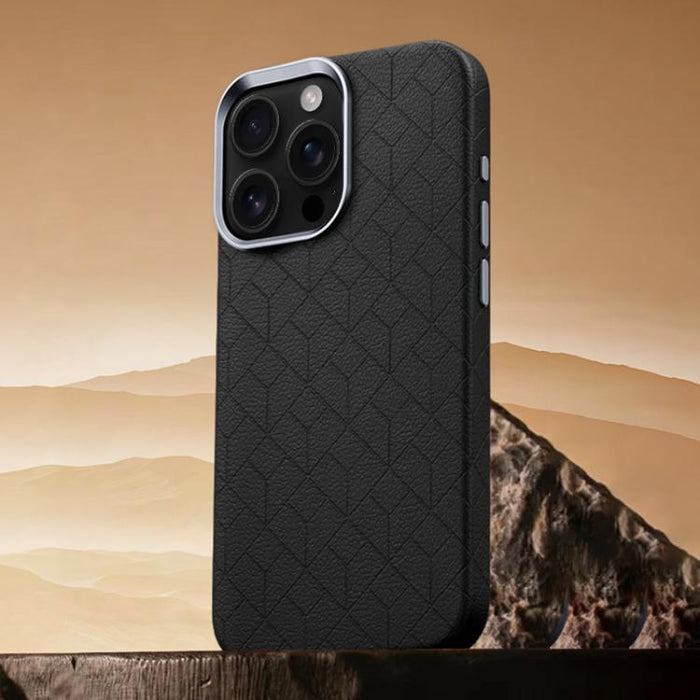 Funda magnética para teléfono con diseño de cuadrícula en relieve de la serie Cubo de Rubik, For iPhone 17 Pro Max, For iPhone 17 Pro, For iPhone 17, For iPhone 16 Pro Max, For iPhone 16 Pro, For iPhone 16 Plus, For iPhone 16, For iPhone 15 Pro Max    ...