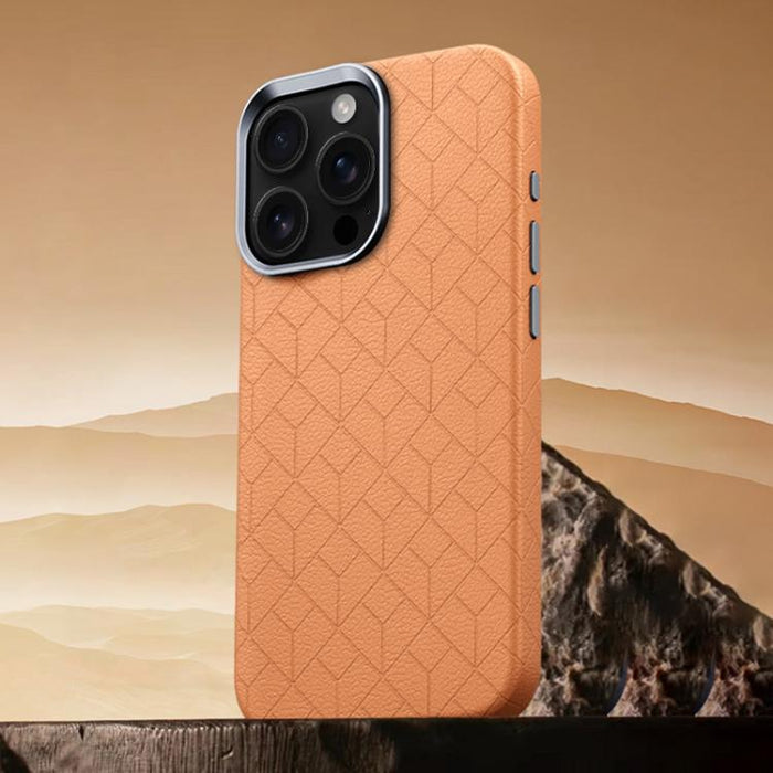 Funda magnética para teléfono con diseño de cuadrícula en relieve de la serie Cubo de Rubik, For iPhone 17 Pro Max, For iPhone 17 Pro, For iPhone 17, For iPhone 16 Pro Max, For iPhone 16 Pro, For iPhone 16 Plus, For iPhone 16, For iPhone 15 Pro Max    ...