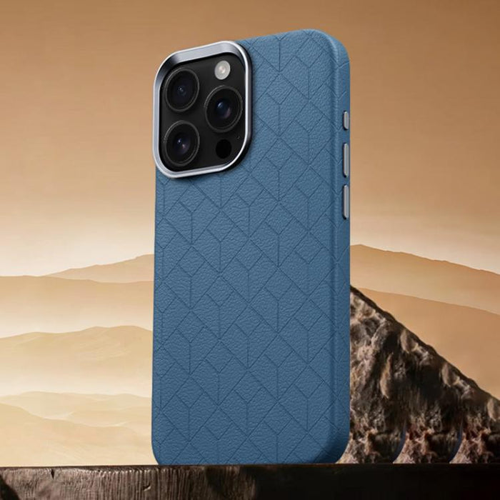 Funda magnética para teléfono con diseño de cuadrícula en relieve de la serie Cubo de Rubik, For iPhone 17 Pro Max, For iPhone 17 Pro, For iPhone 17, For iPhone 16 Pro Max, For iPhone 16 Pro, For iPhone 16 Plus, For iPhone 16, For iPhone 15 Pro Max    ...