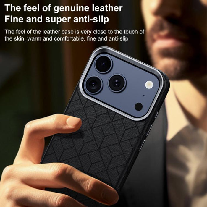 Funda magnética para teléfono con diseño de cuadrícula en relieve de la serie Cubo de Rubik, For iPhone 12 Pro Max, For iPhone 12 Pro