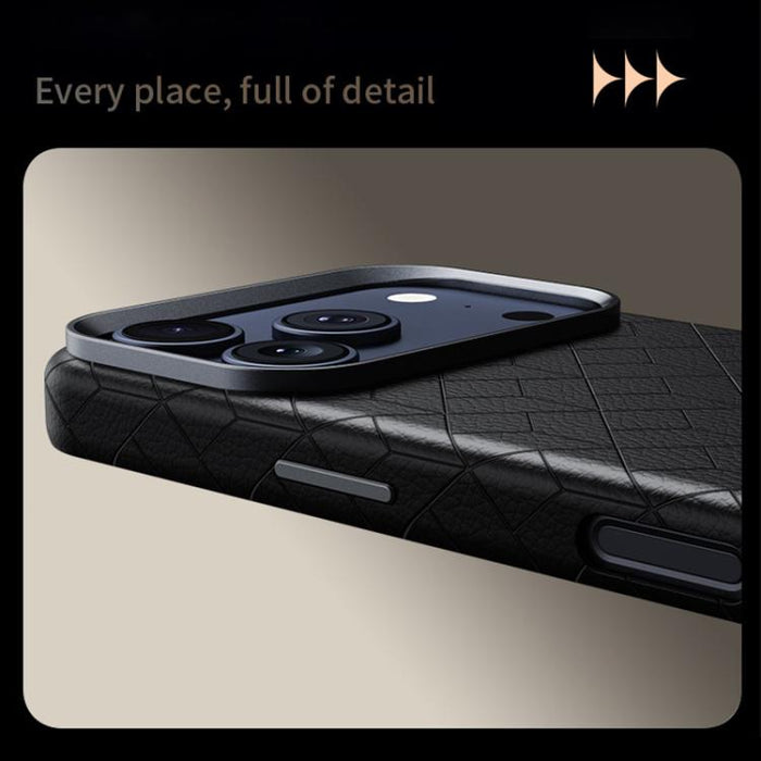 Funda magnética para teléfono con diseño de cuadrícula en relieve de la serie Cubo de Rubik, For iPhone 12 Pro Max, For iPhone 12 Pro