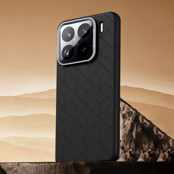 Funda magnética para teléfono con diseño de cuadrícula en relieve de la serie Cubo de Rubik, For Xiaomi 17, For Xiaomi 15S Pro, For Xiaomi 15 Pro, For Xiaomi 15, For Xiaomi 14 Pro, For Xiaomi 14, For Xiaomi 13 Pro, For Xiaomi 13