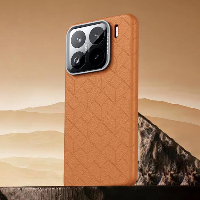 Funda magnética para teléfono con diseño de cuadrícula en relieve de la serie Cubo de Rubik, For Xiaomi 17, For Xiaomi 15S Pro, For Xiaomi 15 Pro, For Xiaomi 15, For Xiaomi 14 Pro, For Xiaomi 14, For Xiaomi 13 Pro, For Xiaomi 13